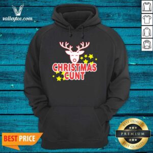 Alternative view of Attractive Reindeer Christmas Cunt Shirt