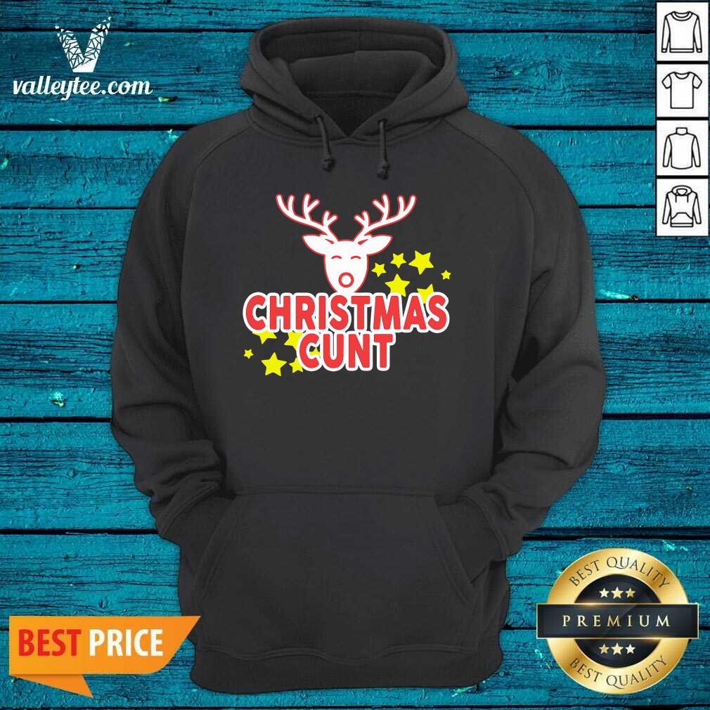 Attractive Reindeer Christmas Cunt Shirt - Image 2