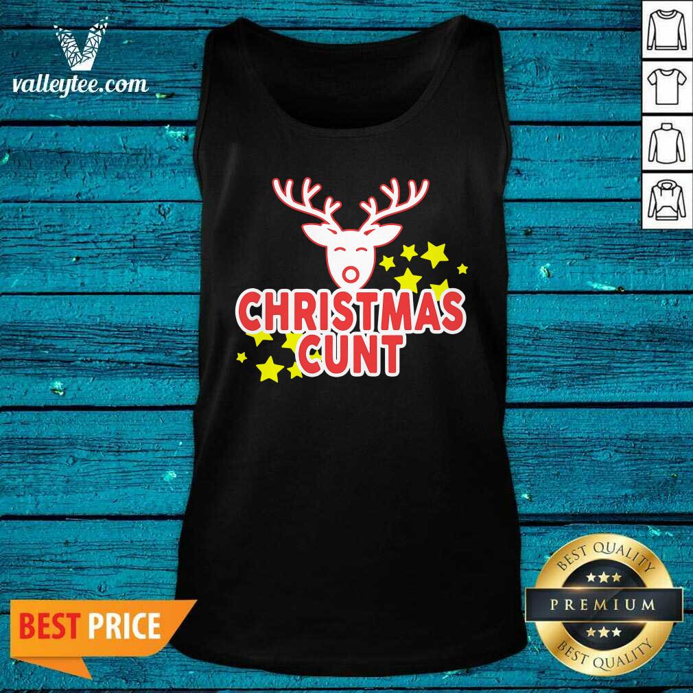 Attractive Reindeer Christmas Cunt Shirt - Image 4