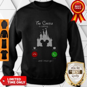 Alternative view of Premium Disney The Castle Is Calling And I Must Go Shirt