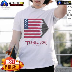 Official Gunther Eagleman Thank You Flag USA T-Shirt