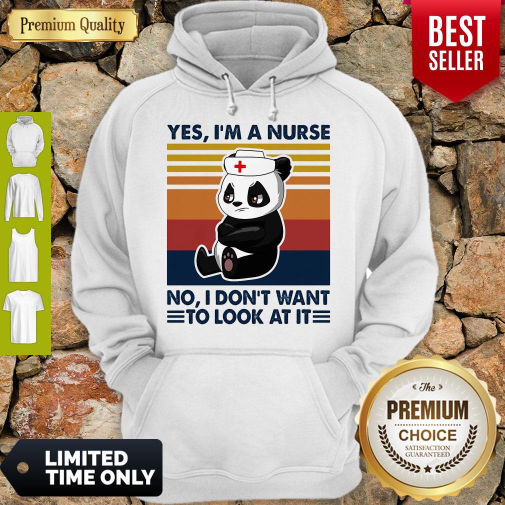 Oficial Bear Panda Yes Im No I Dont Want To Look At It Vintage Shirt - Image 4