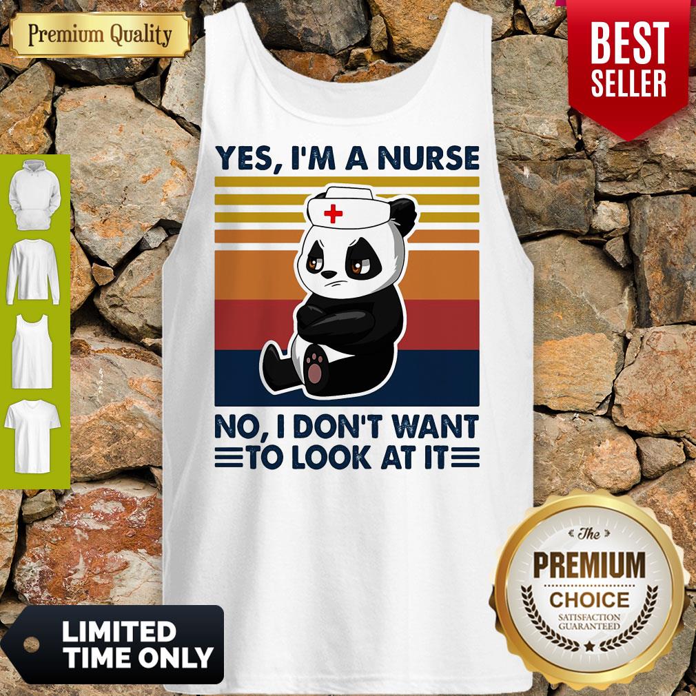 Oficial Bear Panda Yes Im No I Dont Want To Look At It Vintage Shirt - Image 2