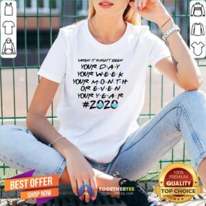 Alternative view of Cute When It Hasn’t Been Your Day Your Week Friends 2020 Christmas Shirt