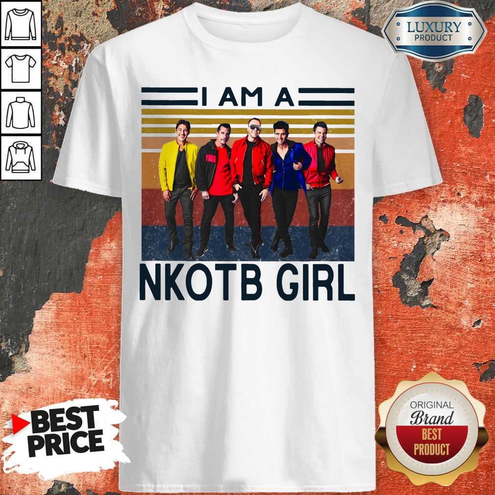 Top I Am A NKOTB Girl Vintage Shirt