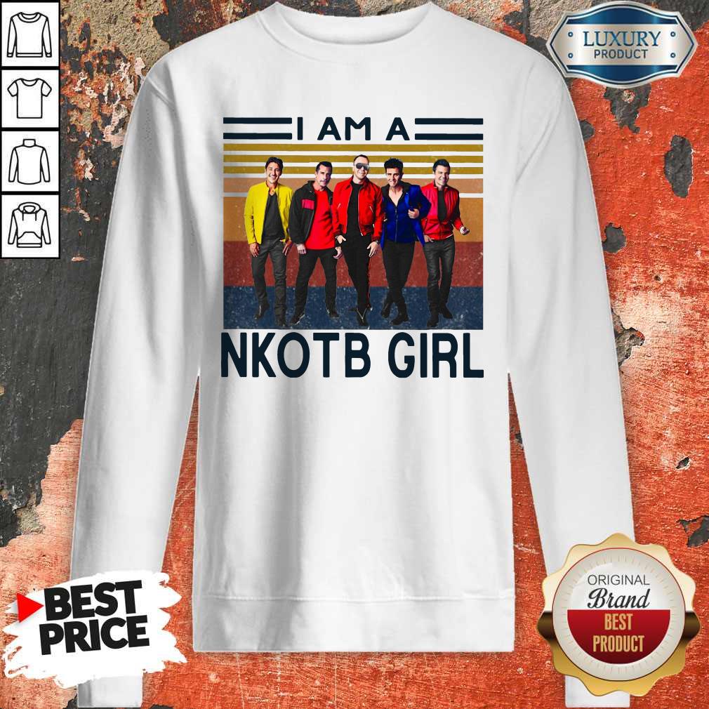 Top I Am A NKOTB Girl Vintage Shirt - Image 2