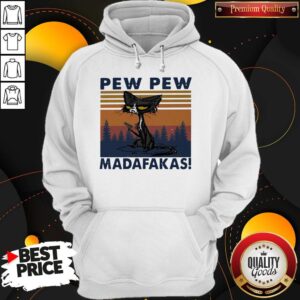 Alternative view of Perfect Black Cat Crazy Pew Pew Madafakas Vintage Shirt