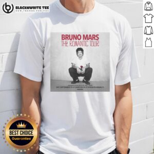 Nice Bruno Mars The Romantic Tour 2026 T-Shirt