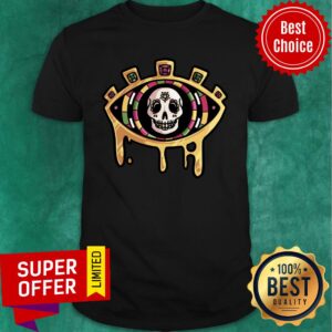 Day Of The Dead Dia De Muertos Jeweled Skull Eye Shirt