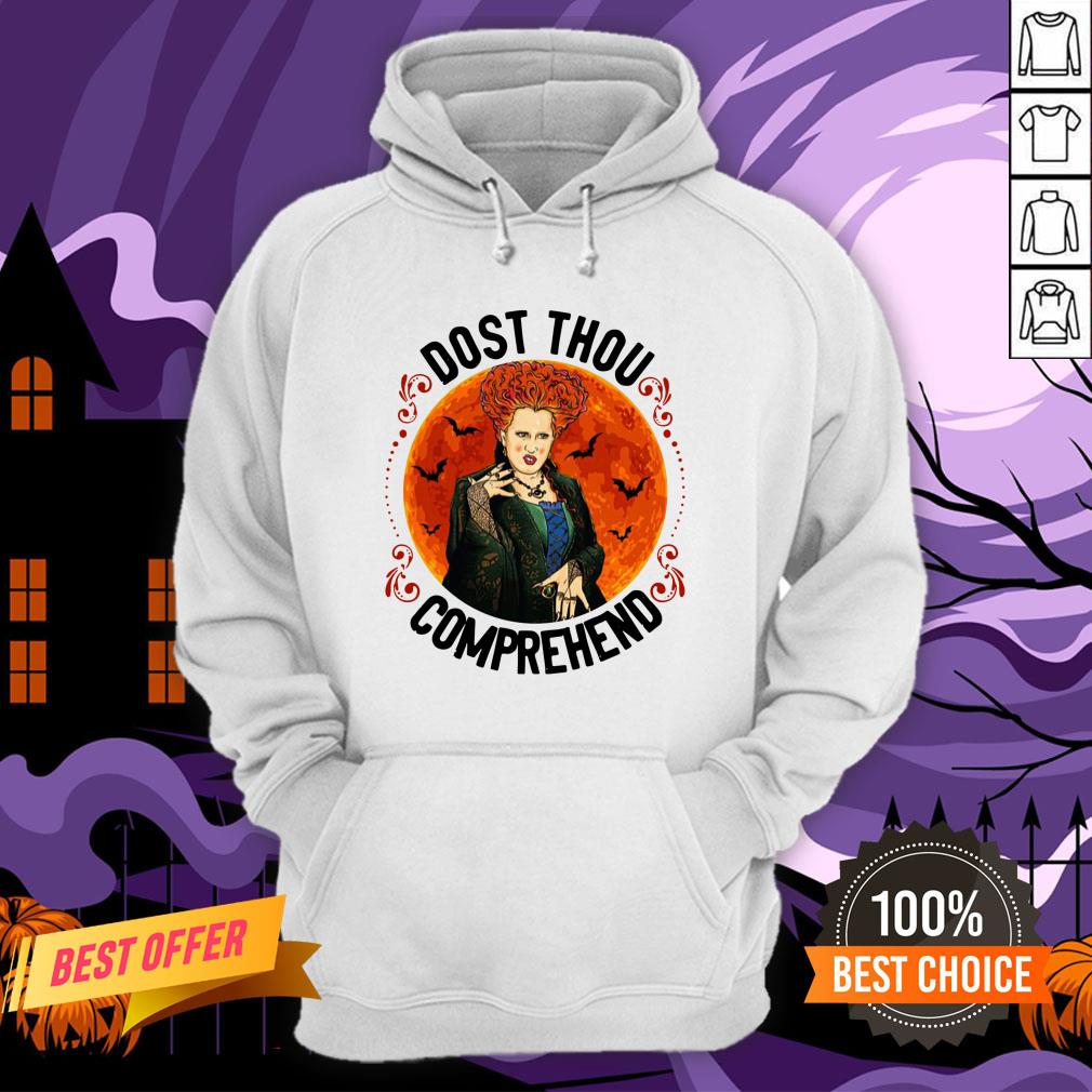 Nice Dost Thou Comprehend Moon Halloween Shirt - Image 5