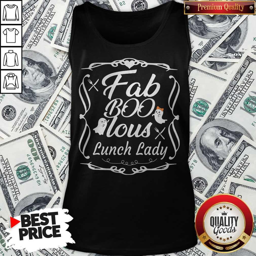 Nice Fab Boo Lous Luch Lady Ghost Halloween Shirt - Image 5