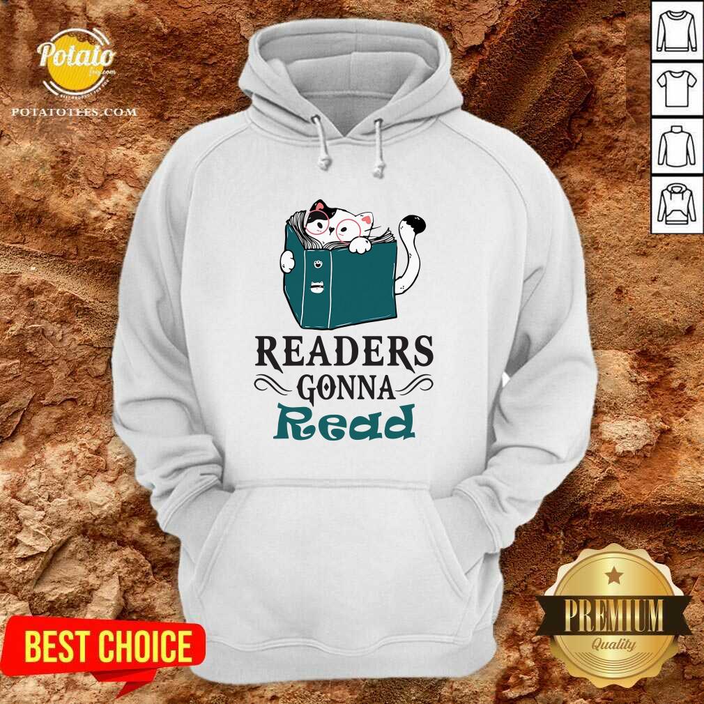 Nice Readers Gonna Read Cat Book Shirt - Image 5