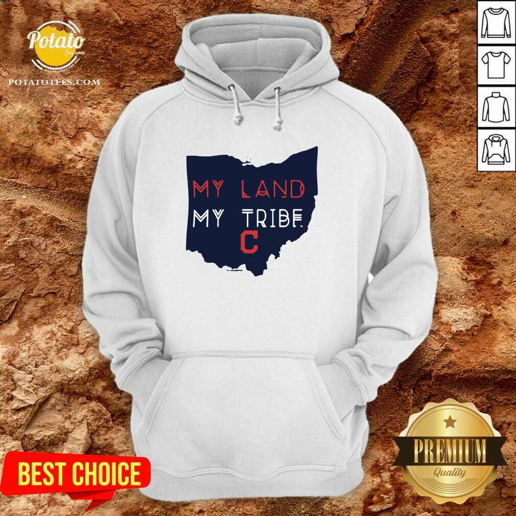 Official My Land My Tribe Cleveland Indians Shirt - Image 5