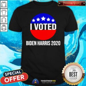 Official I Voted Biden Harris 2020 Shirt