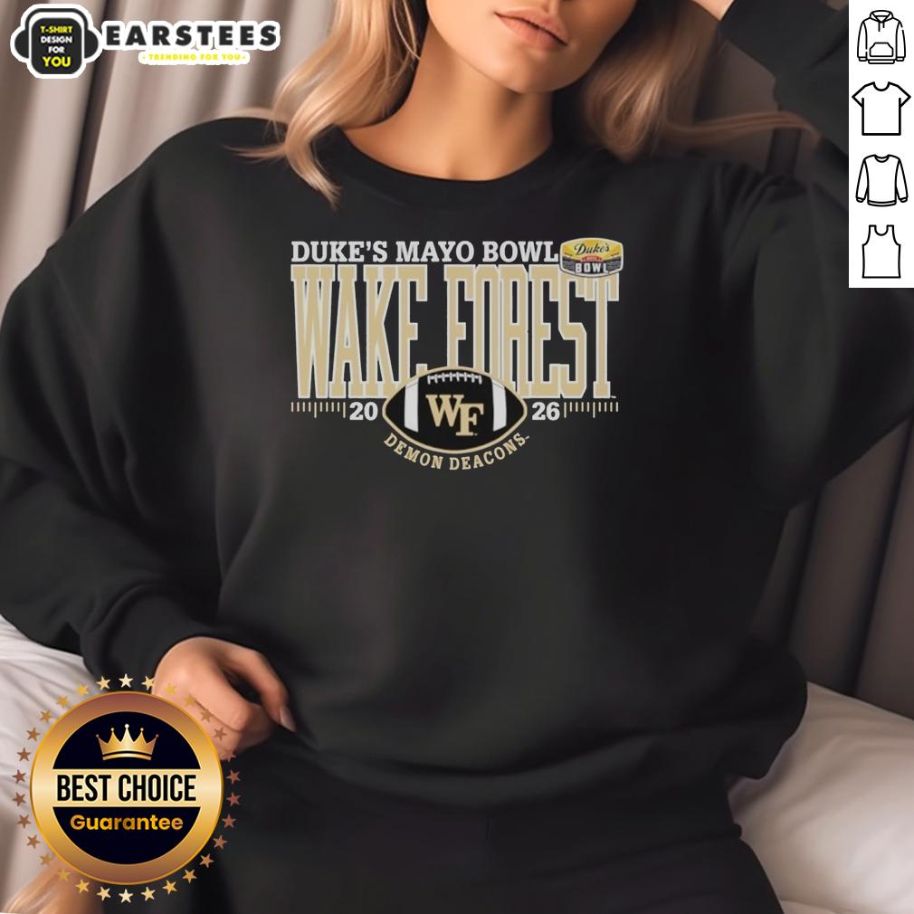 Premium Wake Forest Demon Deacons Duke's Mayo Bowl 2026 T-Shirt - Image 5