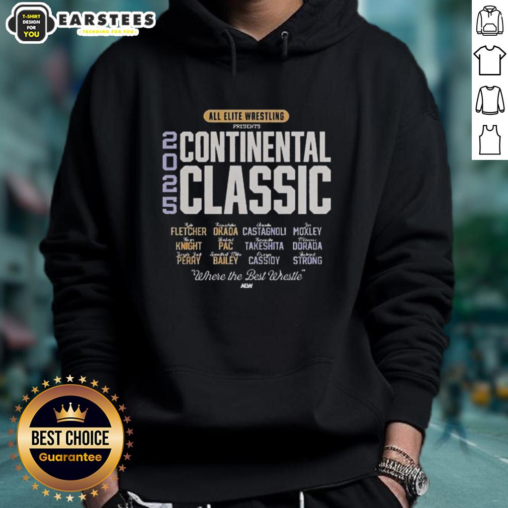 Top All Elite Wrestling Presents Aew Continental Classic 2025 Where The Best Wrestle T-Shirt - Image 2