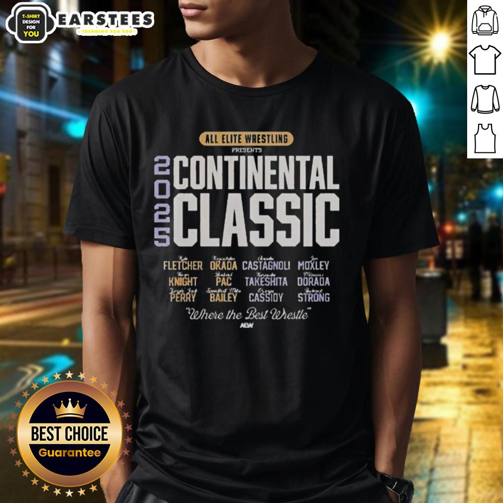 Top All Elite Wrestling Presents Aew Continental Classic 2025 Where The Best Wrestle T-Shirt