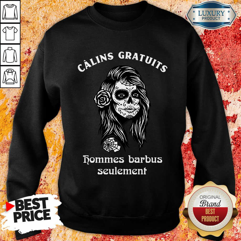 Nice Cinco De Mayo Câlins Gratuits Hommes Barbus Seulement Shirt - Image 4