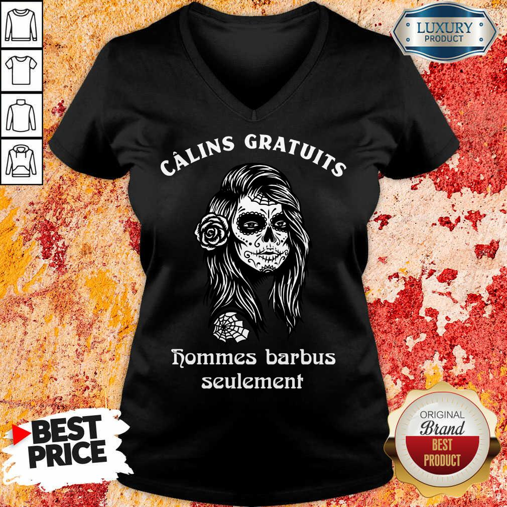 Nice Cinco De Mayo Câlins Gratuits Hommes Barbus Seulement Shirt - Image 2