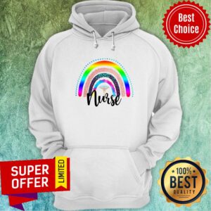 Alternative view of Premium Nurse Rainbow Leopard Shirt