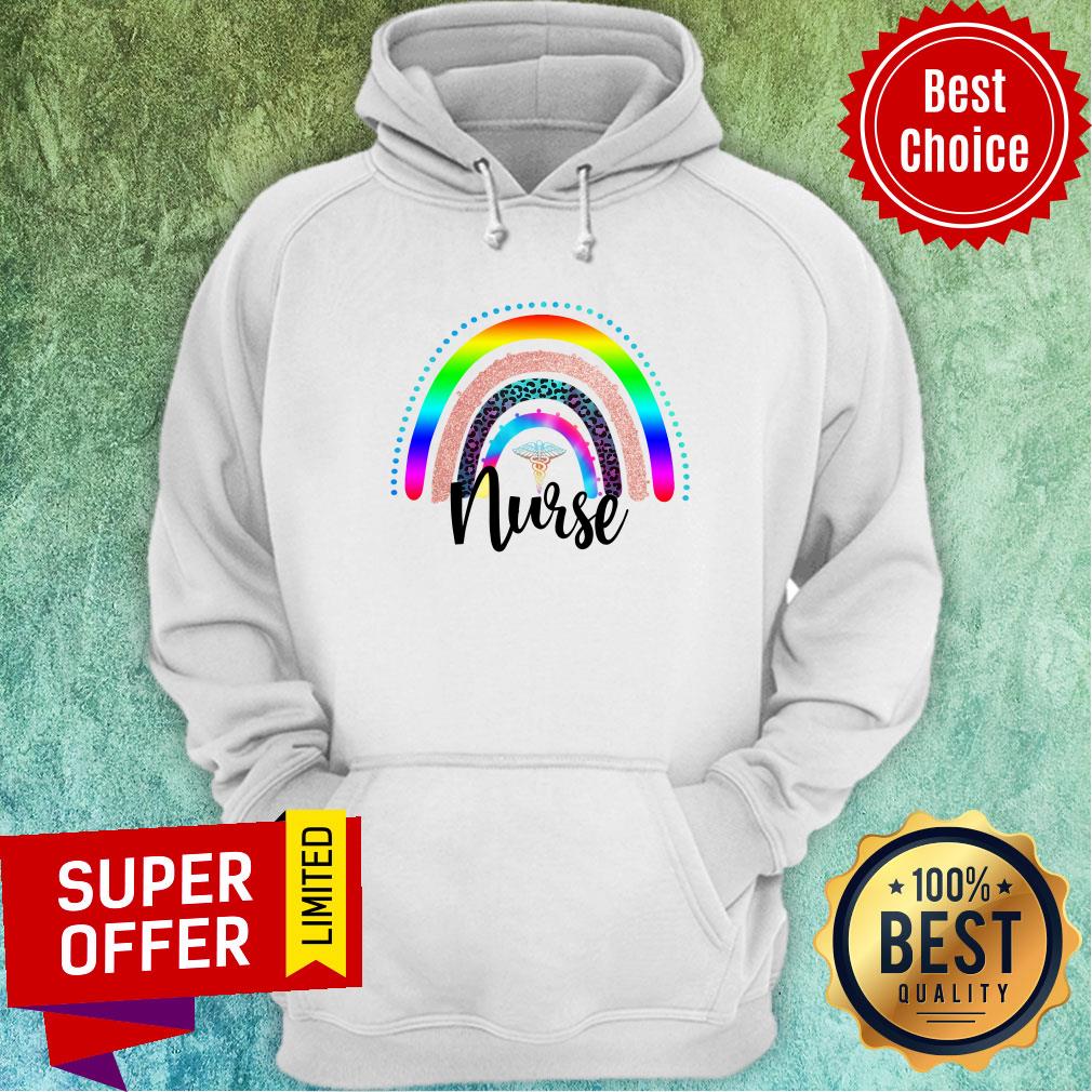 Premium Nurse Rainbow Leopard Shirt - Image 2