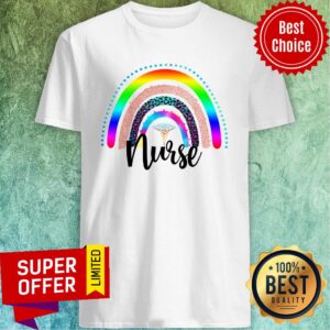 Premium Nurse Rainbow Leopard Shirt