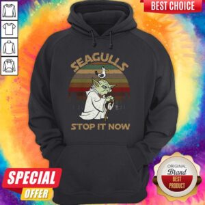 Alternative view of Top Yoda Seagulls Stop It Now Vintage Shirt