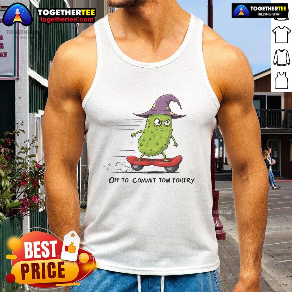 Nice Spooky Cucumber Wizard On Skateboard T-Shirt - Image 4