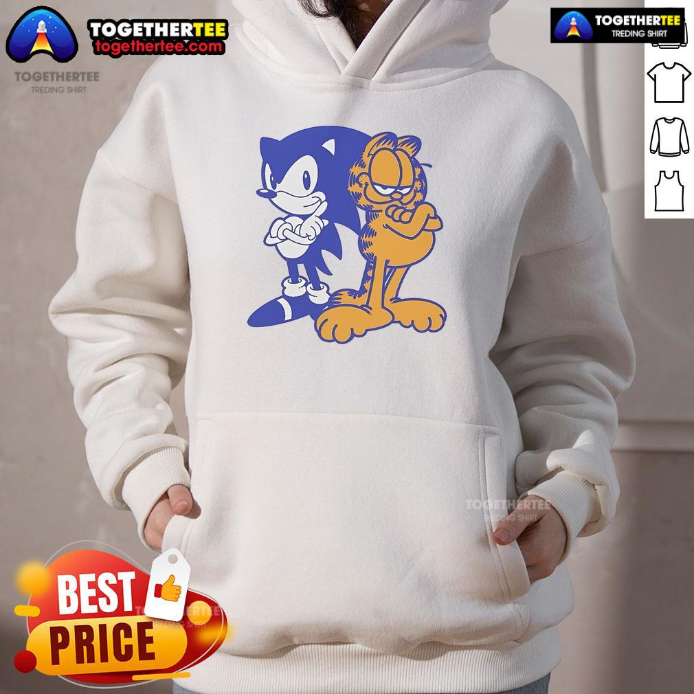 Official Sonfield Sonic And Garfield T-Shirt - Image 2