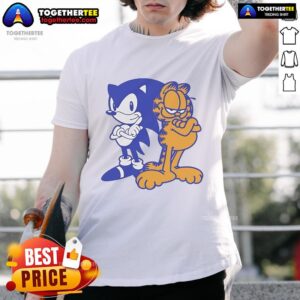 Official Sonfield Sonic And Garfield T-Shirt