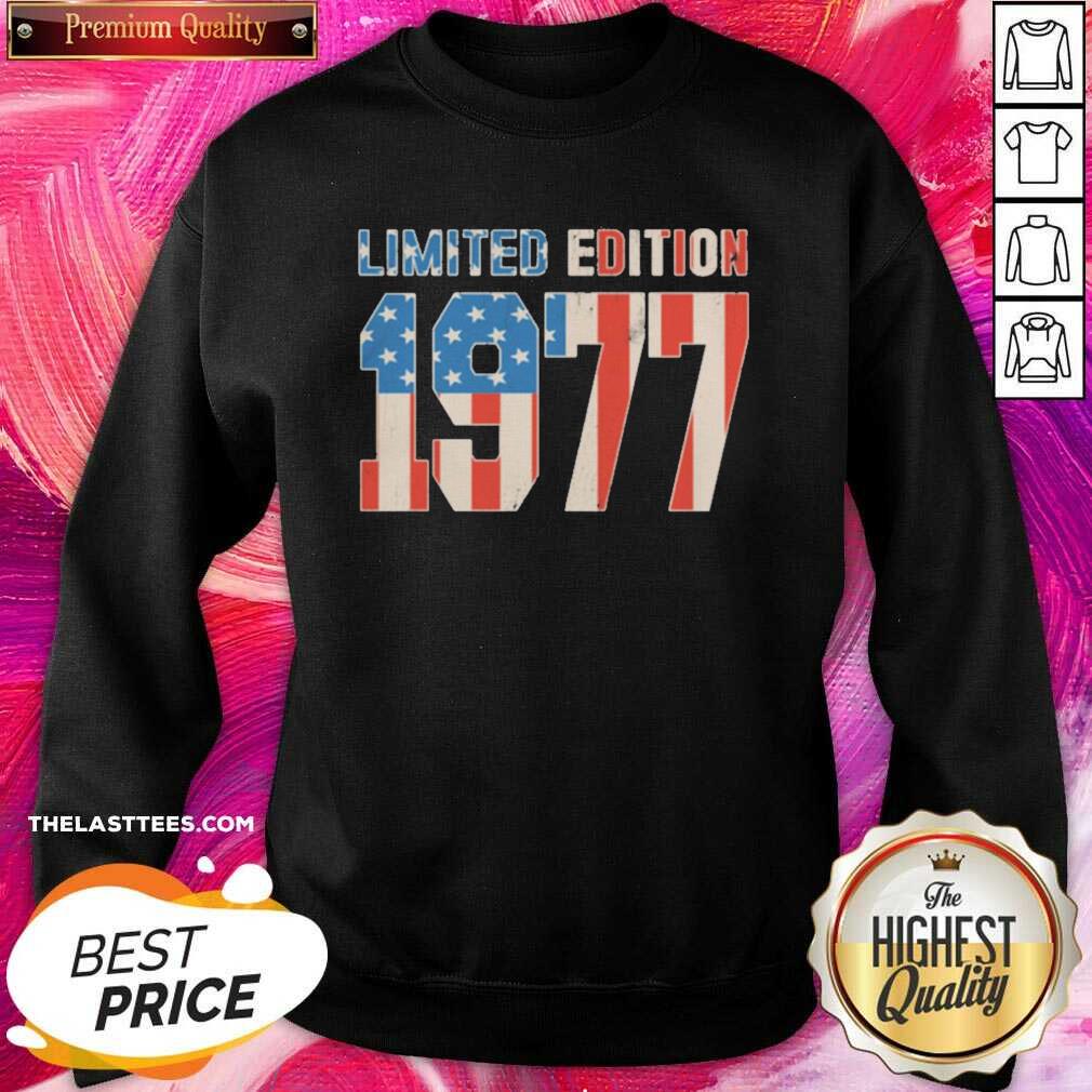 Funny Limited Edition 1977 American Flag Shirt - Image 3