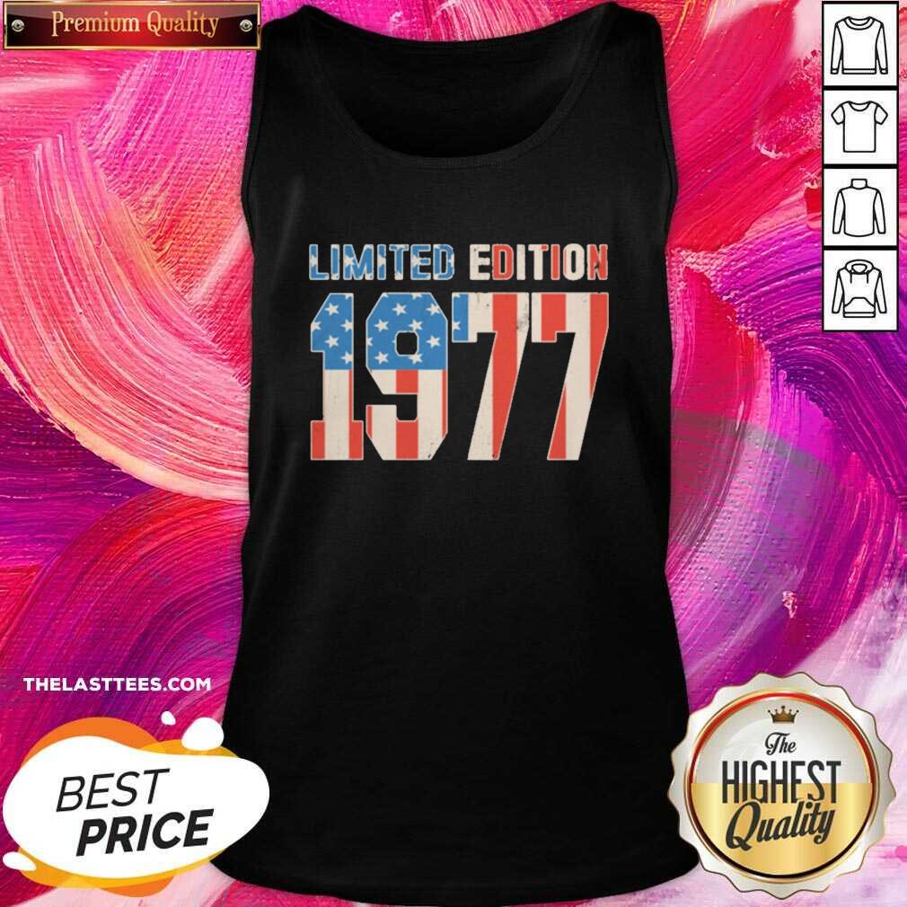 Funny Limited Edition 1977 American Flag Shirt - Image 2