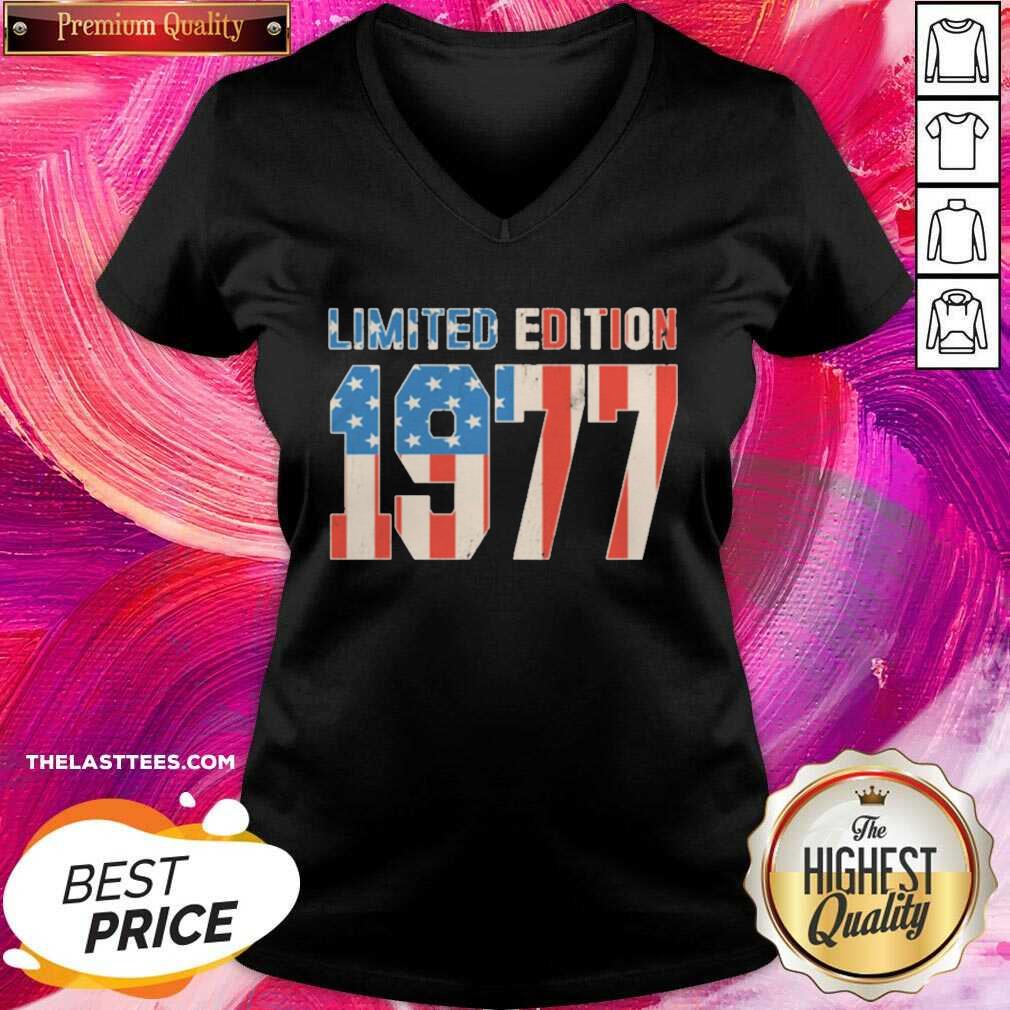 Funny Limited Edition 1977 American Flag Shirt - Image 4