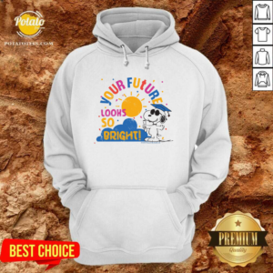 Alternative view of Graduation Snoopy Your Future Looks So Bright T-Shirt