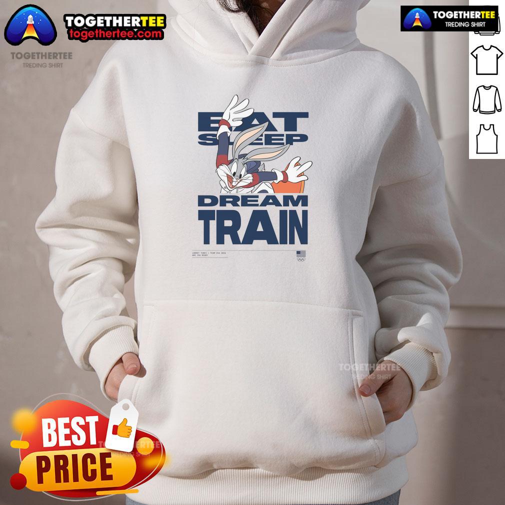 Good Looney Tunes X Team USA Eat Sleep Dream Train T-Shirt - Image 2