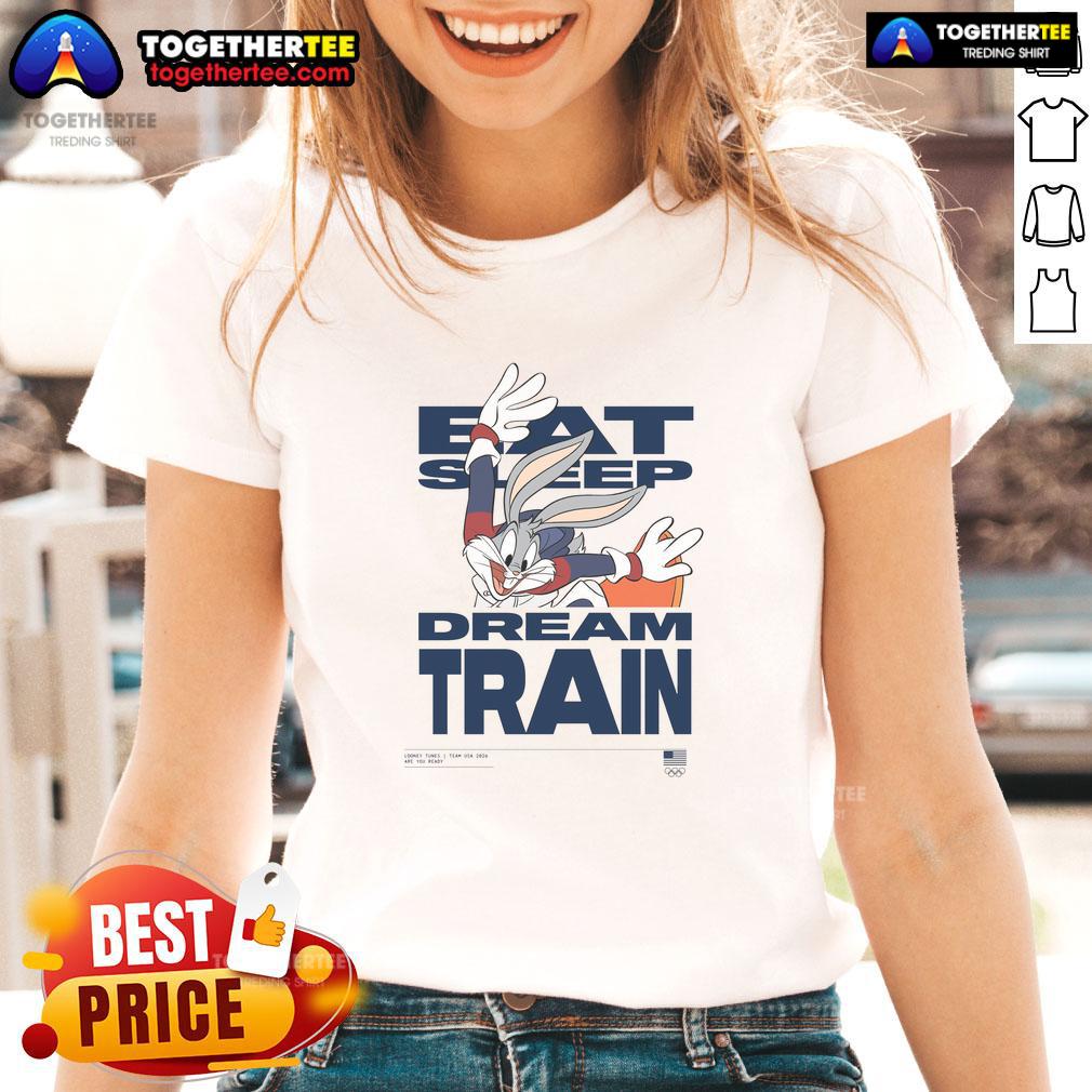 Good Looney Tunes X Team USA Eat Sleep Dream Train T-Shirt - Image 3