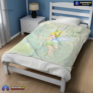 Alternative view of Official Disney Peter Pan Tinker Bell Blanket Fleece Customized Blanket