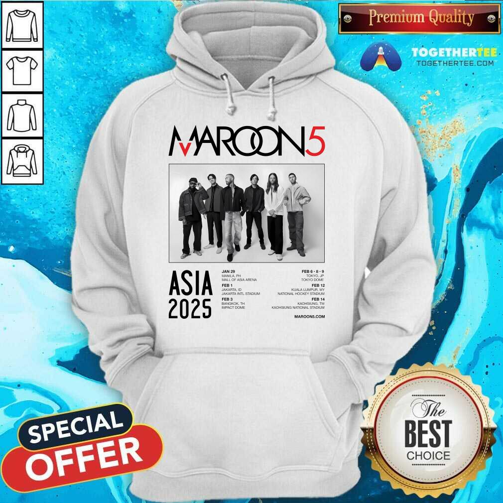 Good Maroon 5 Asia Tour 2025 T-Shirt - Image 5