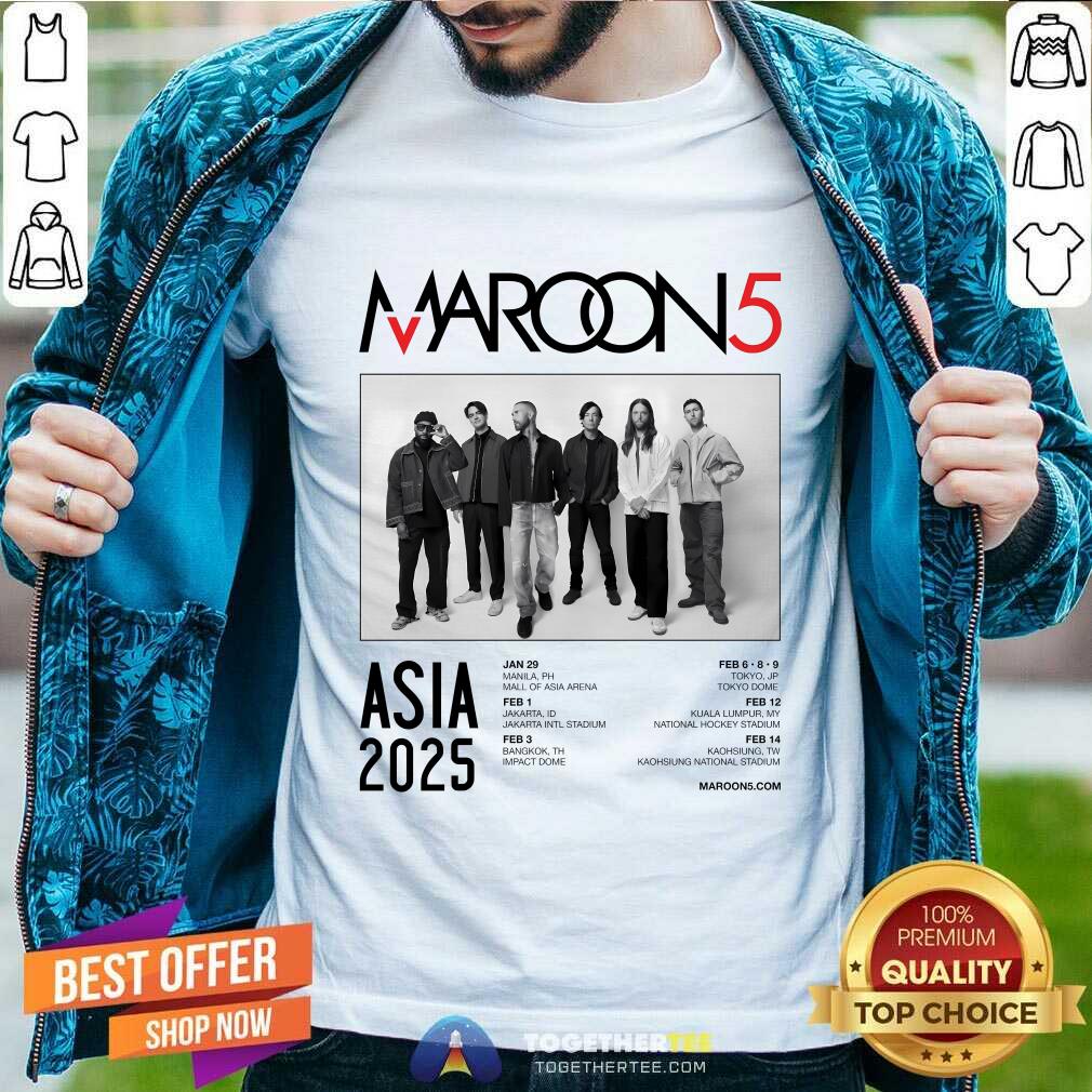 Good Maroon 5 Asia Tour 2025 T-Shirt