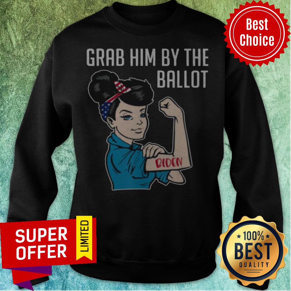 Premium Anti Trump Grab Him By The Ballot Shirt - Image 5