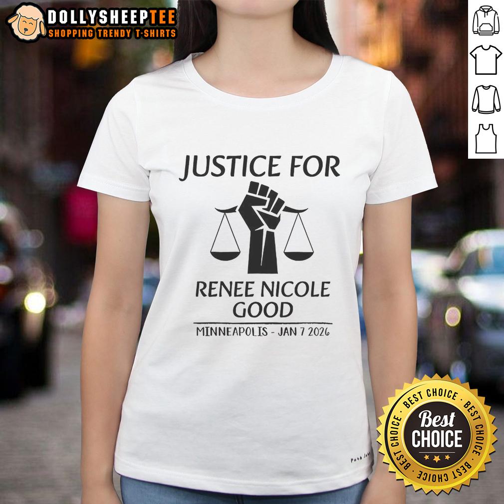 Awesome Justice For Renee Nicole Good Minneapolis Jan 7 2026 T-Shirt - Image 3