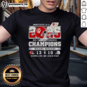 Top Indiana Hoosiers Undefeated Big Ten Conference Champions 2025 T-Shirt