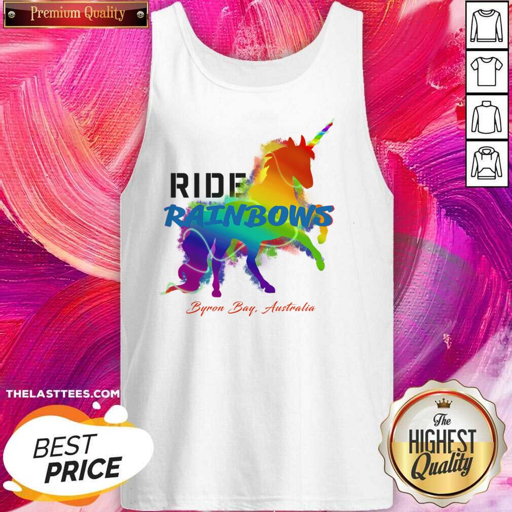 Ride Rainbows Byron Bay Australia Shirt - Image 2