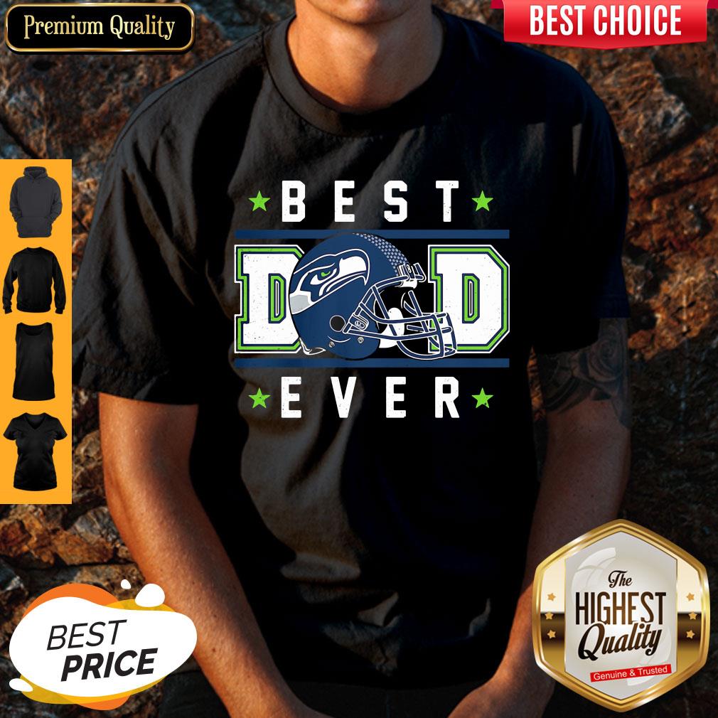 Seattle Seahawks Best Dad Ever Happy Father’S Day Stars Shirt