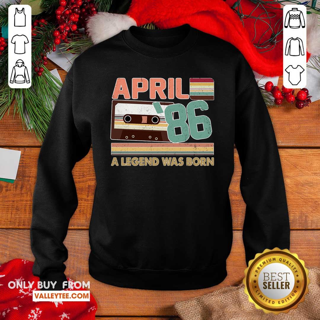 April 1986 A Legend Was Born Shirt - Image 5