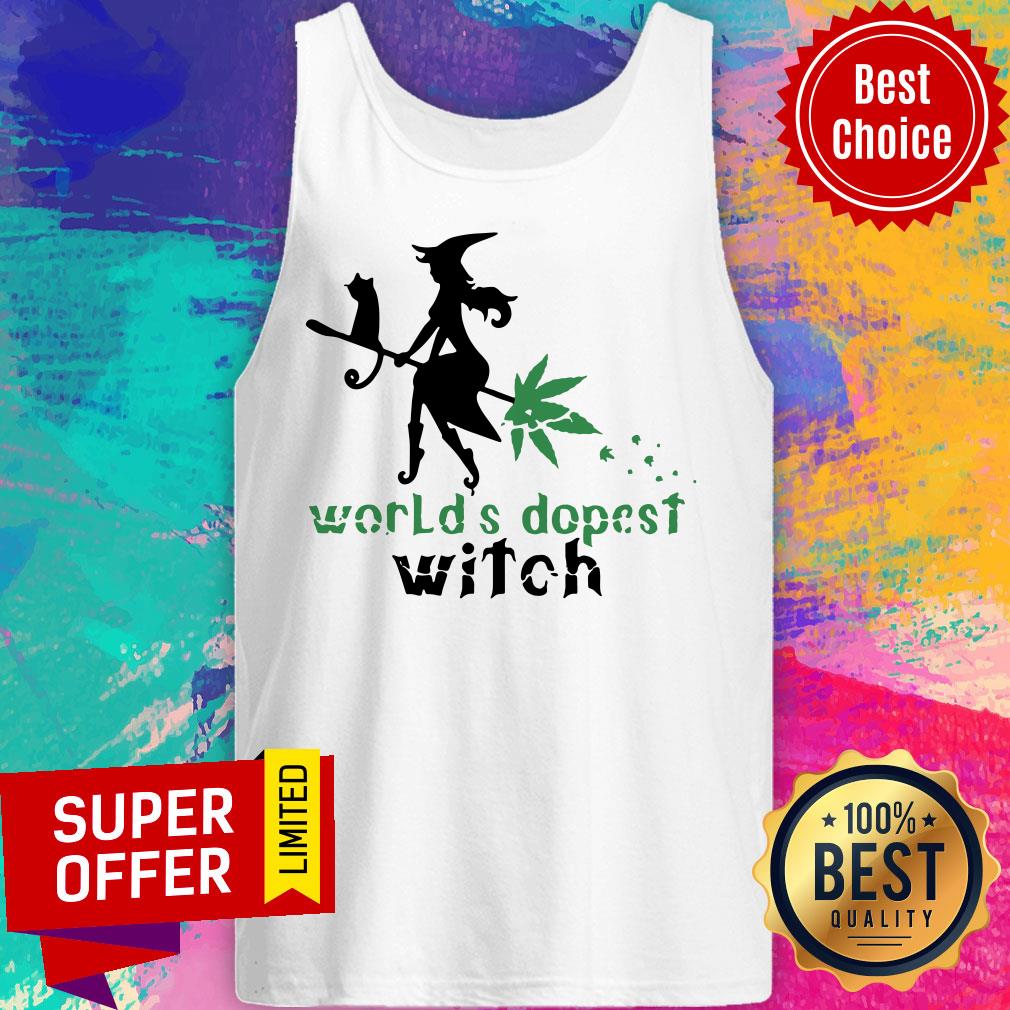 Nice Weed Worlds Dopest Witch Shirt - Image 5