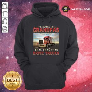 Alternative view of Awesome Some Grandpas Play Bingo Real Grandpas Drive Trucks Shirt