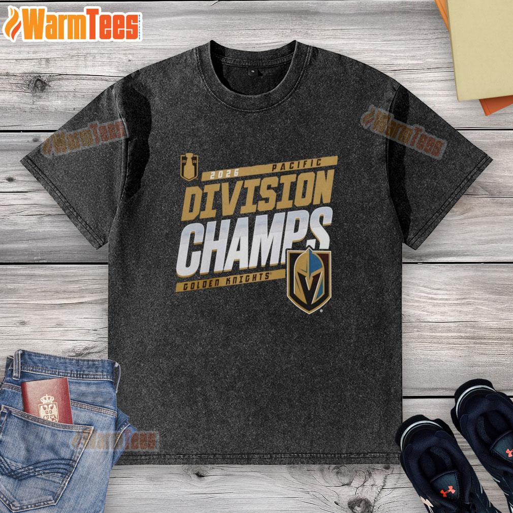 Awesome Vegas Golden Knights Division Champions 2026 T-Shirt - Image 6