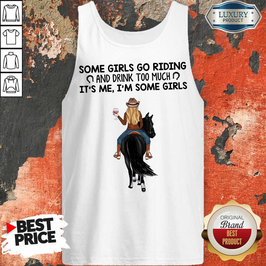 Personalized Horse Some Girls Go Riding Shirt - Image 2