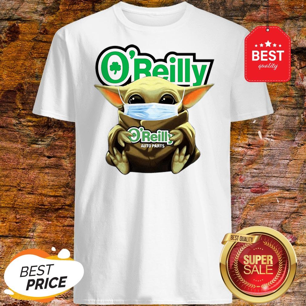 Star Wars Baby Yoda Mask Hug O’Reilly Auto Parts Covid-19 Shirt